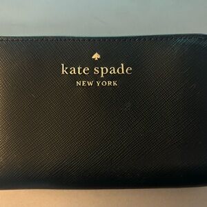 Kate Spade black leather wallet